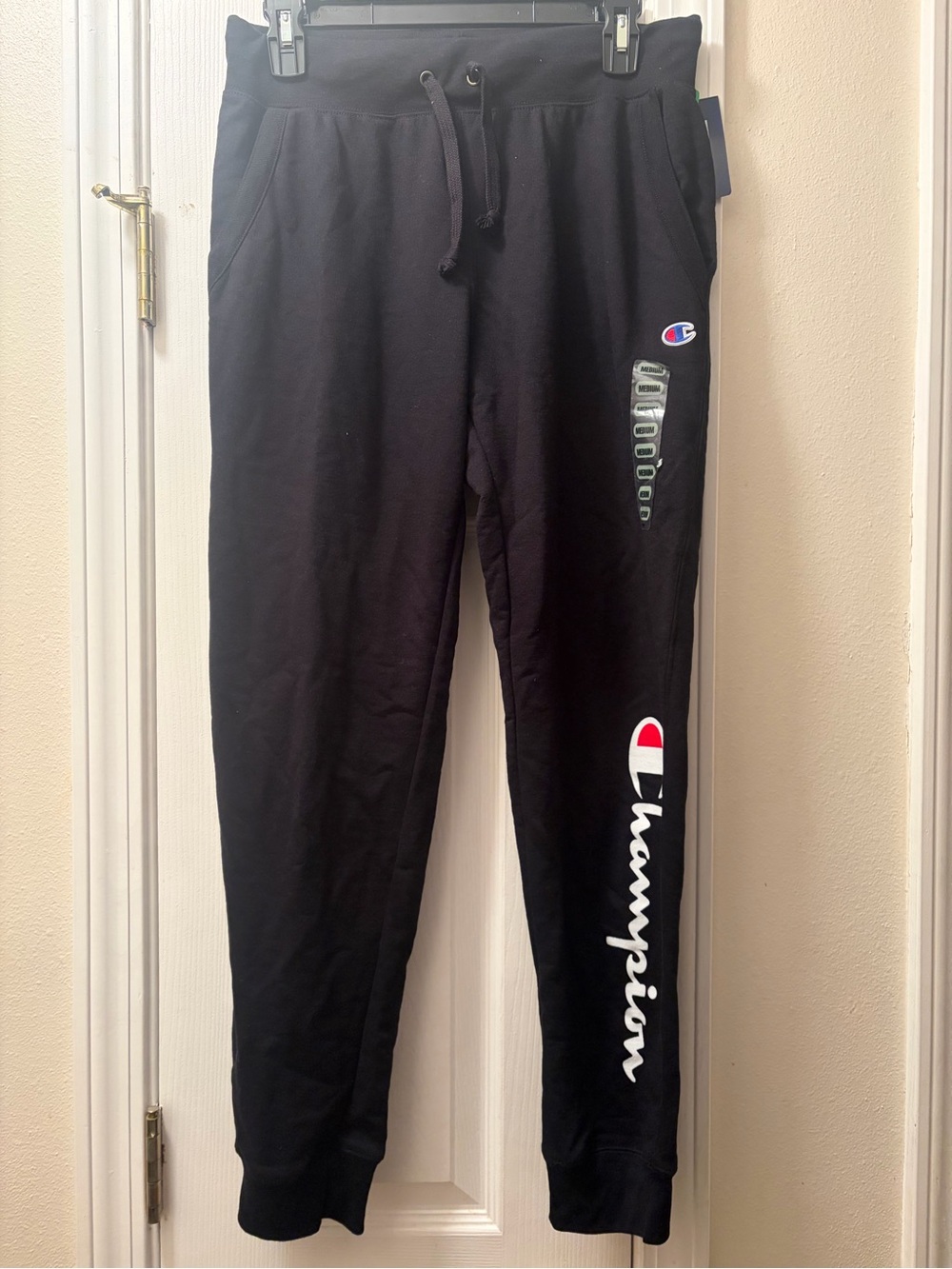Champion Women’s Black Logo Sweat Joggers